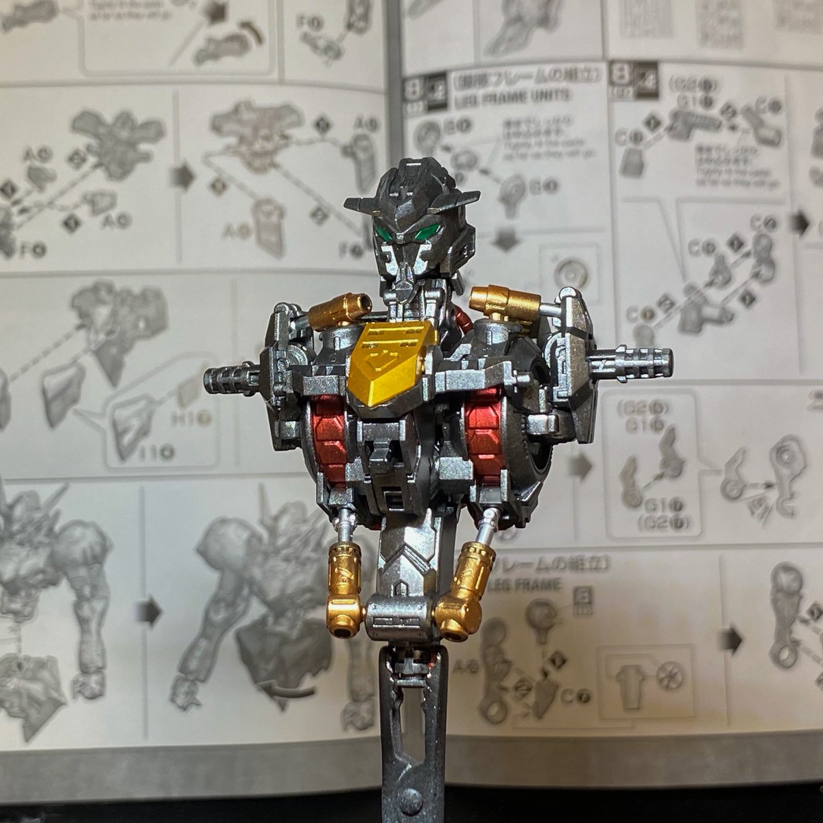 MGガンダムバルバトスルプス 塗装後のフレーム組み立て中！ 元々繊細な
