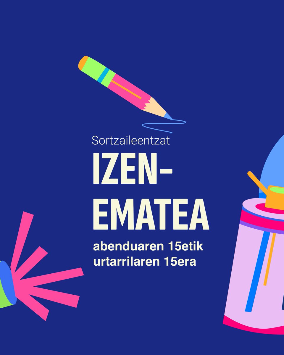 🎞️LABURBIRA!

🎥2025ean film laburren bat ekoitzi duzu? 25 minutu baino gutxiago irauten du?  Hau da zure aukera!

📆Izen-ematea zabalik abenduaren 15etik urtarrilaren 15era!

Lanak aurkezteko 👉laburbira.taupamugimendua.eus/parte-hartu/

#Taupamugimendua #Laburbira