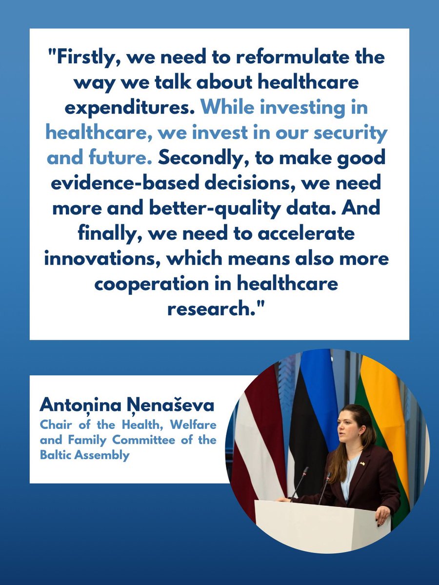AssemblyBaltic's tweet image. On 12 December 2025, the Conference of the Baltic Assembly “Health as an Investment in Baltic Security and Future” was held in Riga.

➡️ Read more here: baltasam.org/ba-conference-… 

@Jekaba11
@Riigikogu
@LRSeimas 

#balticassembly #BA #healthcare