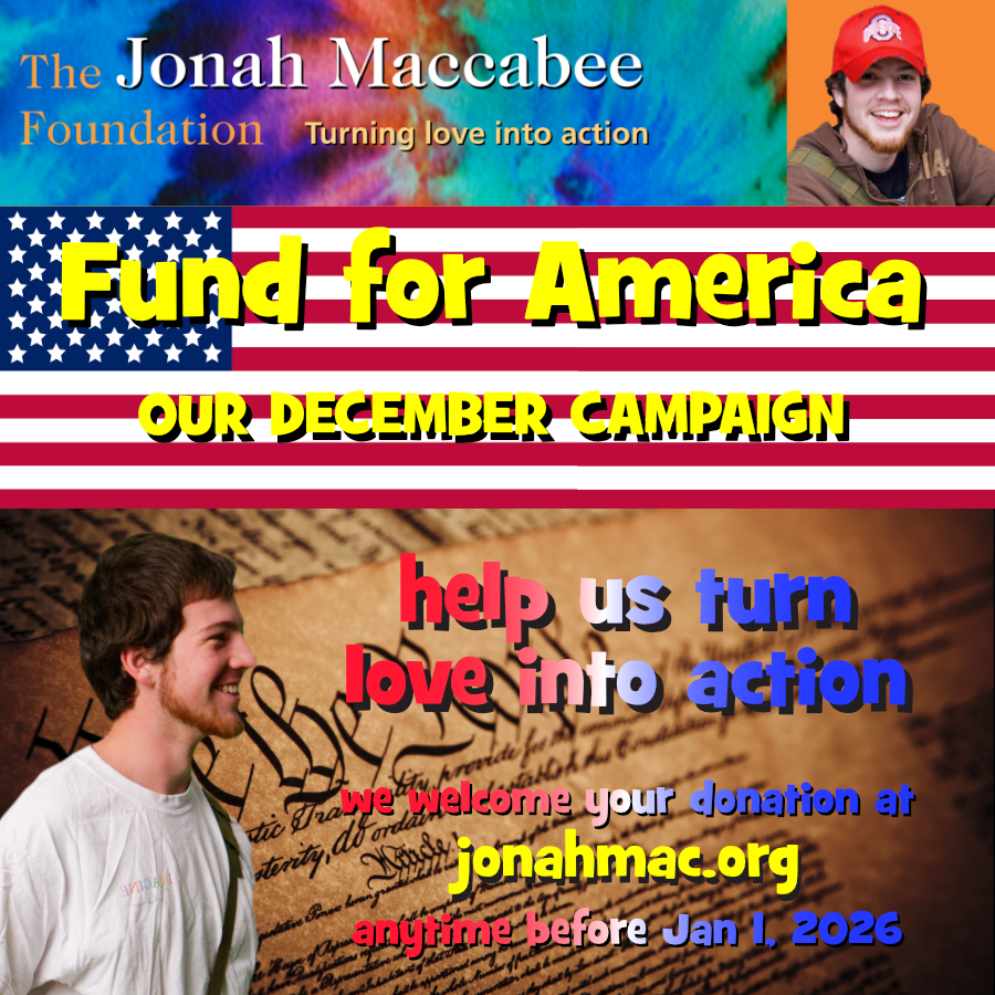 JonahMacFndtn's tweet photo. FUND FOR AMERICA (our December '25 campaign enters its 3rd week) - https://t.co/LMIR2aoCNn https://t.co/ri7XTztfD0