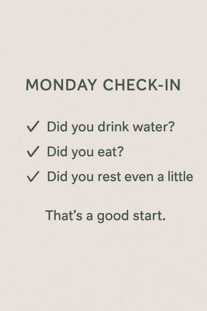 TijaniOluwatoy7's tweet image. Let’s keep this Monday simple.
If you ate, hydrated, and rested a bit — you’re doing well.
No pressure. Just care 🌱

#WellnessCheck #MondayReset #HealthyHabits #WellnessNigeria #MindfulLiving