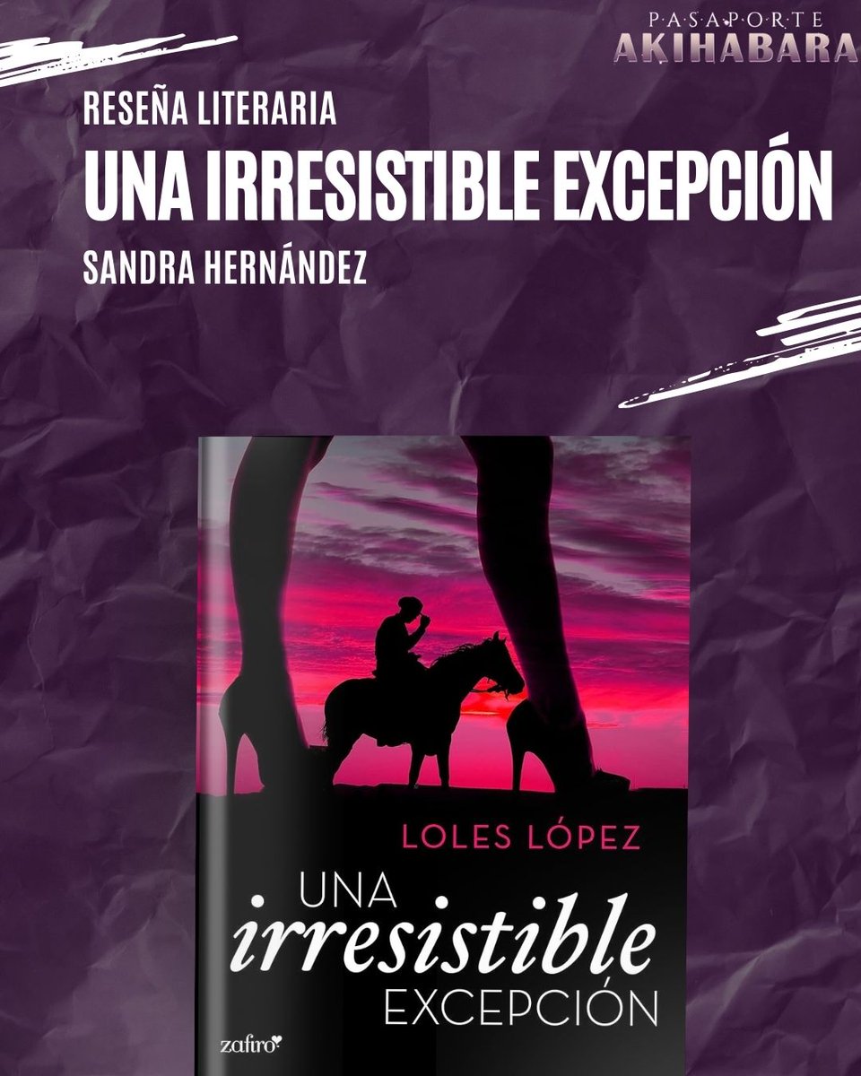 La literatura nos sorprende una vez más con "Una irresistible excepción" de Loles López, reseñada por nuestra talentosa <a href="/Lovexlalectura/">Loveporlalectura</a> 🌟

pasaporteakihabara.com/resena-una-irr…

Sumérgete en esta novela que desafía las expectativas y descubre un mundo lleno de emociones. ¿Ya la has leído?