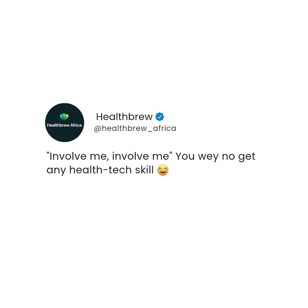Healthbrewhq's tweet photo. You want to be involved?😂
"Learn a health tech skill" 
Add this to your plans for 2026, and thank us later 

Follow us for insightful information in the health tech space! https://t.co/Bqm34lFkDa