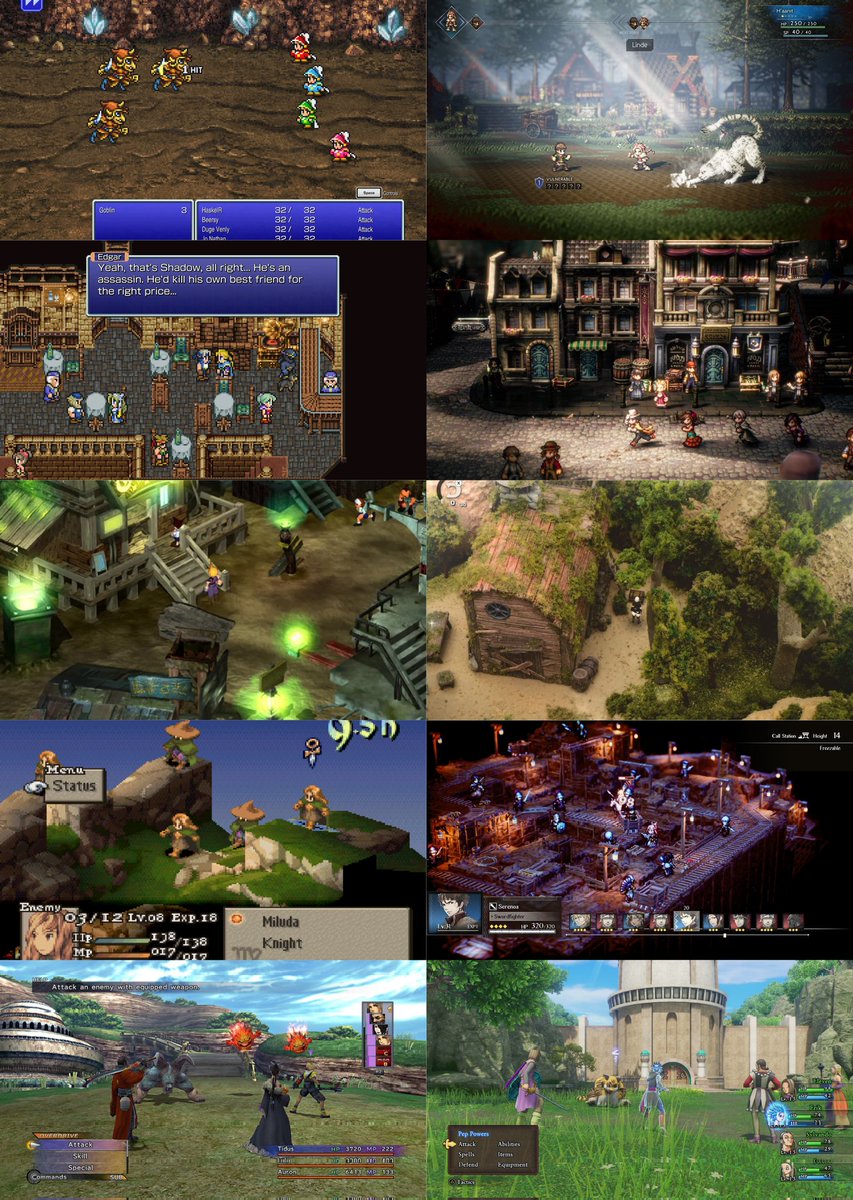 No matter which of the old Final Fantasy games you love, you can almost always find a modern Square Enix Game that is inspired by it.