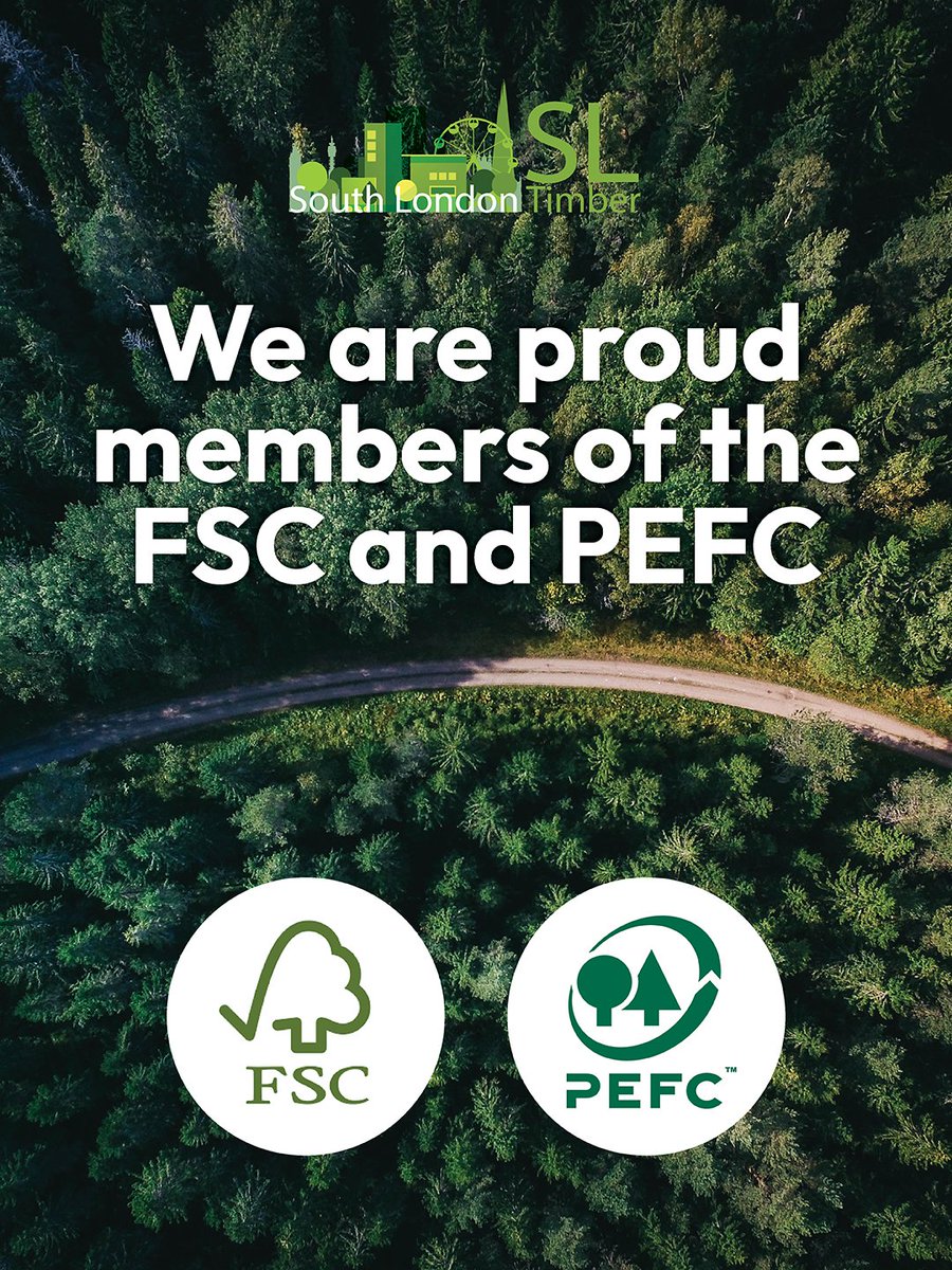 SLTimberCo's tweet image. We're proud to supply FSC &amp;amp; PEFC certified timber with full chain of custody and responsible sourcing at every stage.

Learn more about our sustainability commitments: sltimber.co.uk/about/environm…

#SouthLondonTimber #TimberMerchants #TimberSuppliers #SustainableTimber #FSC #PEFC