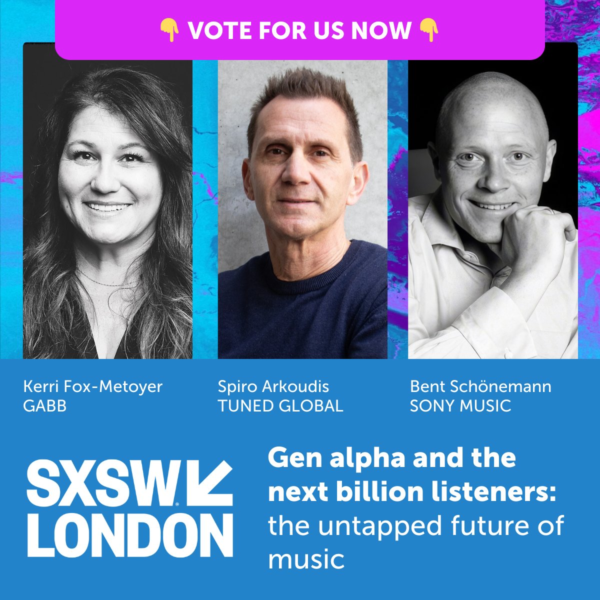 📲 Gen Alpha and the next billion listeners: the untapped future of music

The fastest-growing audience in music is also the least understood. Support this session via Panel Picker 👉sxswlondon.awardsplatform.com/entry/vote/bEm…

#GenAlpha #FutureOfMusic #SXSWLondon