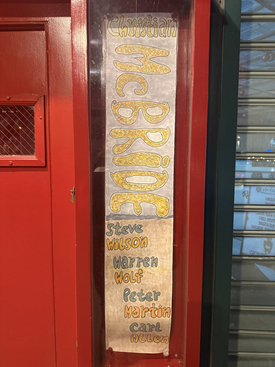 warrenwolf1's tweet image. Besides the Covid year, 18 years with Christian McBride &amp;amp; Inside Straight at the World Famous jazz club, The Village Vanguard is complete. Always special to know that I’m performing on the same stage that John Coltrane, Miles Davis, Monk, Milt Jackson and many others once stood.