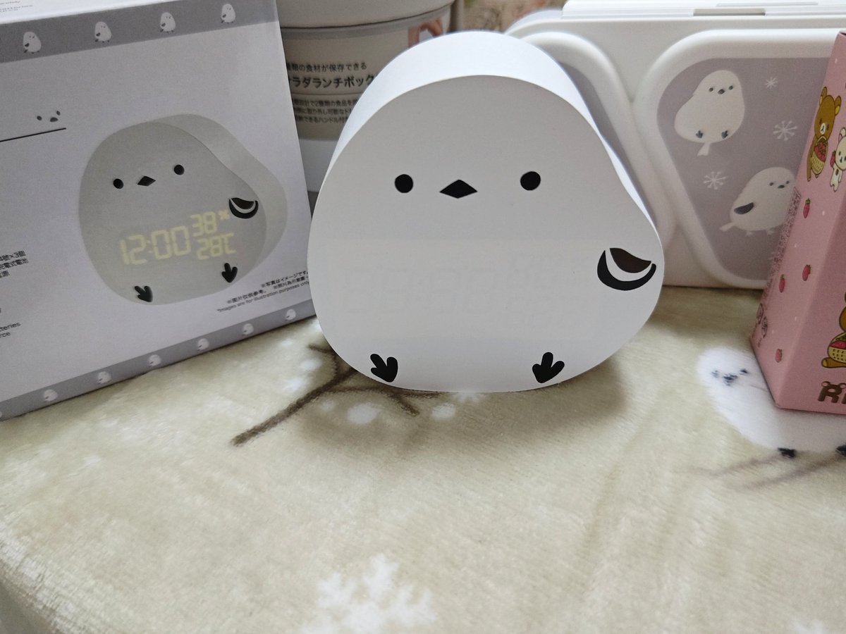 28日の午前中いっぱいまで　しまえなが ふくふくシマエナガBIG シマちゃん 高さ約28cm ぬいぐるみ 702398