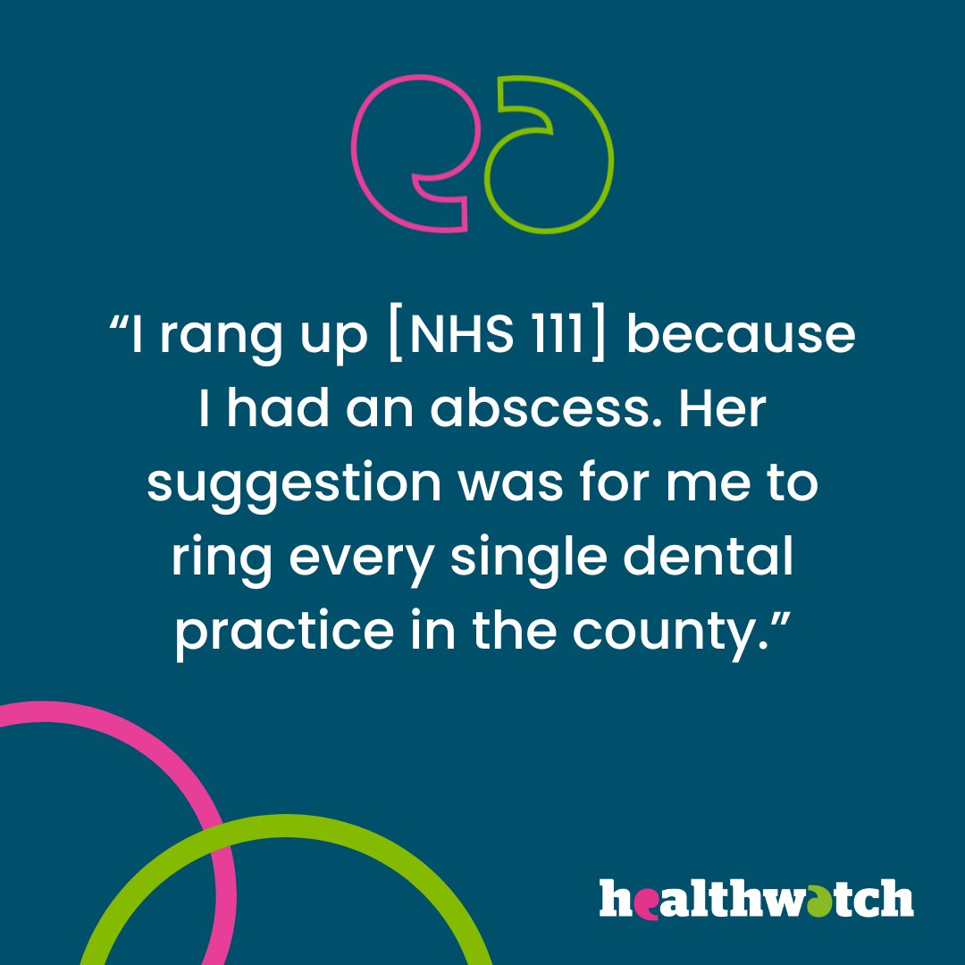 People have told us that urgent dental care is hard to access, treatment options are limited and they struggle to get follow up appointments after initial treatment. That's why we're calling for dental access reform to rebuild NHS dentistry - bit.ly/4iR5oT3