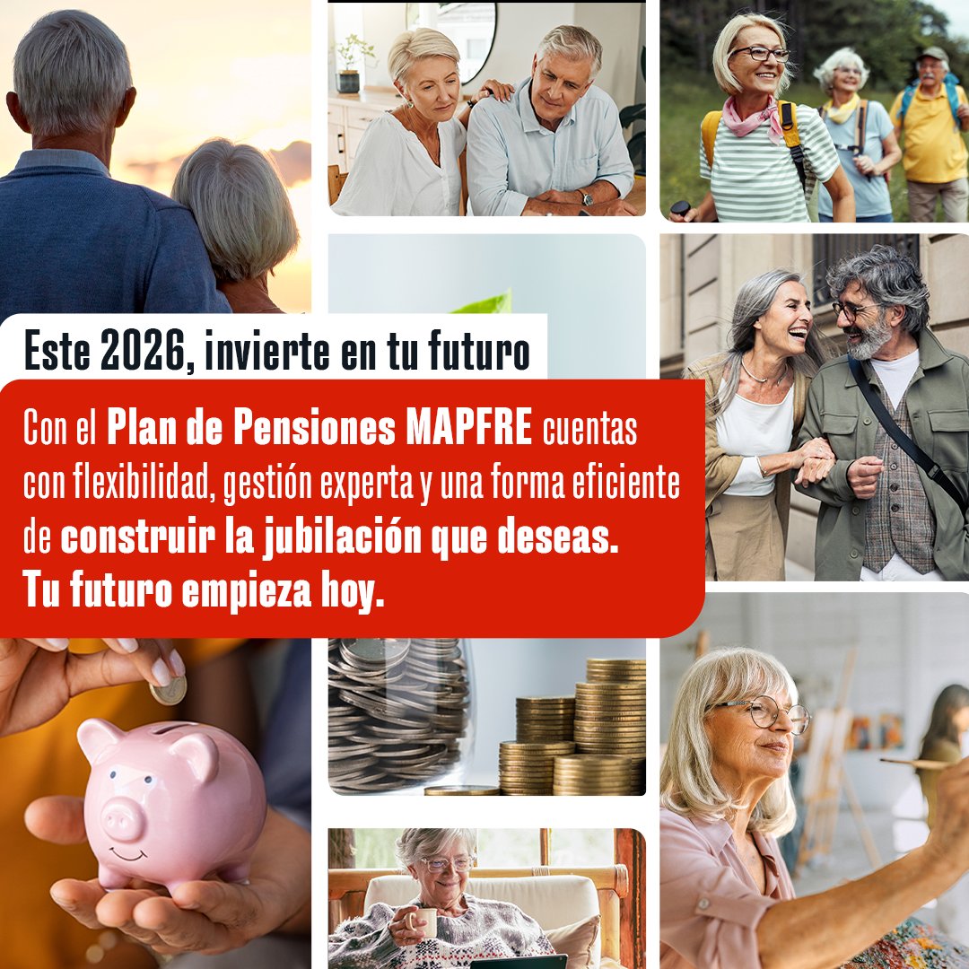ronce55's tweet image. Con el Plan de Pensiones MAPFRE podrás aprovechar ventajas fiscales, diversificar tus inversiones y contar con gestión profesional que te ayuda a sacar más partido a tus aportaciones. #MAPFRE #CuidamosLoQueTeImporta