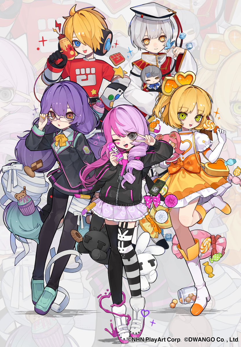 全員可愛いけど オレンジの子めちゃくちゃ かわいい😭😭😭😭 ハートと