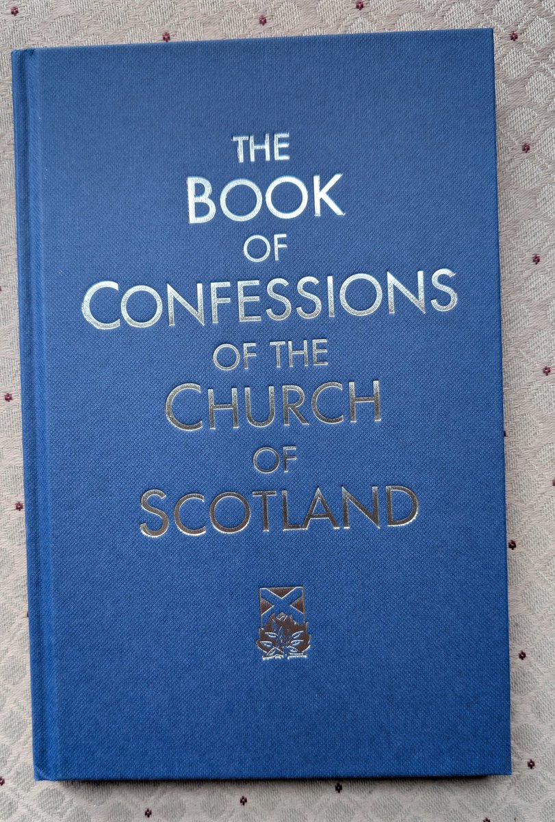 A confessing church indeed. Hot off the press. Semper reformata, verbum Dei. <a href="/churchscotland/">Church of Scotland</a> #325 #1560 #1646 #1992 #2025