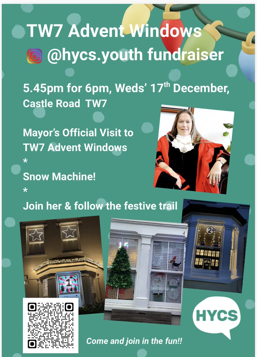 Amanda__Brady's tweet photo. Hounslow Youth Counselling Service Fund Raiser

#TW7 #AdventWindows #Mayor

Join the #FestiveTrail🎄 ⛄️ https://t.co/F0Gs0CvPf0