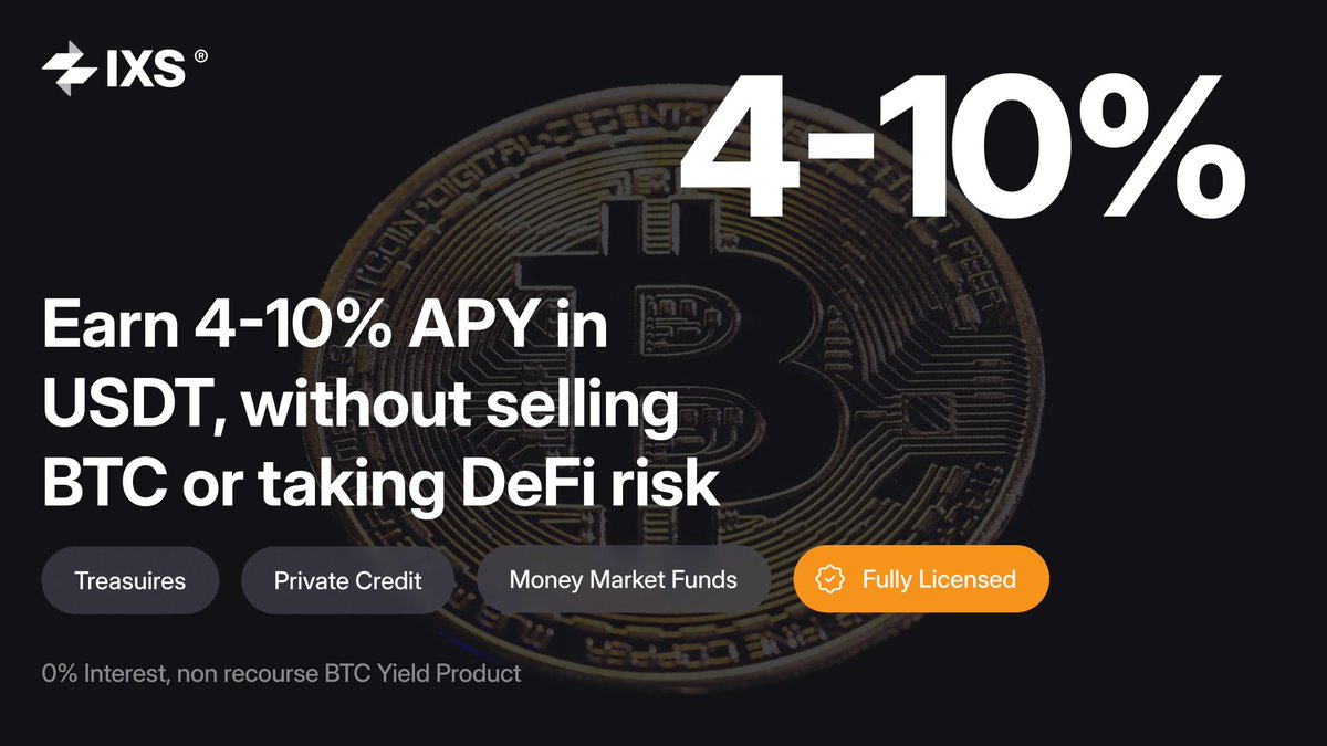 A lot of $IXS posts lately have missed some huge alpha:
1) actual TVL $88m vs reported $220k &amp; MC of $25m!
2) Bitcoin Real Yield product about to launch 🚀
3) <a href="/IxsFinance/">IXS</a> is YEARS ahead of competitors in terms of its DARE license

What did I miss? Add them in below 👇