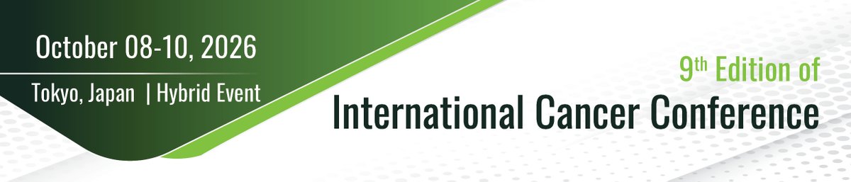 cancerconfer's tweet photo. Join the 9th Edition of #InternationalCancerConference
hosted by #MagnusGroup | Hybrid Event | october o8–10, 2026
📞Phone : +1 (702) 988-2320
Whatsapp : +1 (640) 666-9566
📩 Submit Abstract: https://t.co/yZALgK3P32
🖊️ Register Now: https://t.co/wphTH3C6Na
#ICC2026 https://t.co/3QpNgWwA2Q