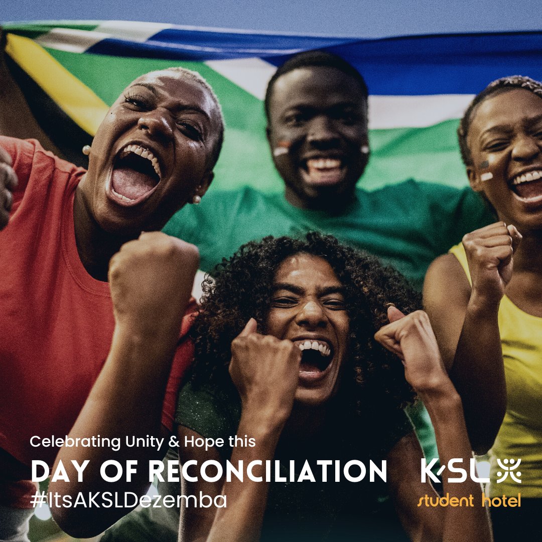 kslstudenthotel's tweet photo. Today we celebrate unity and reflection.
This Day of Reconciliation, K-SL Student Hotel honours South Africa’s spirit of togetherness and the power of community.

#DayOfReconciliation #KSLStudentHotel #TogetherWeGrow https://t.co/3X5m0fLXD4
