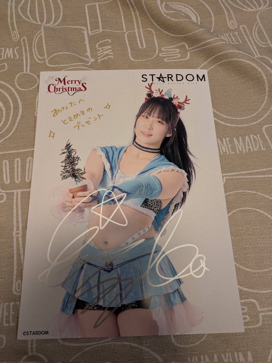 そしてこちらも、こんな笑顔見せられたらクリスマスポトレ買っちゃい