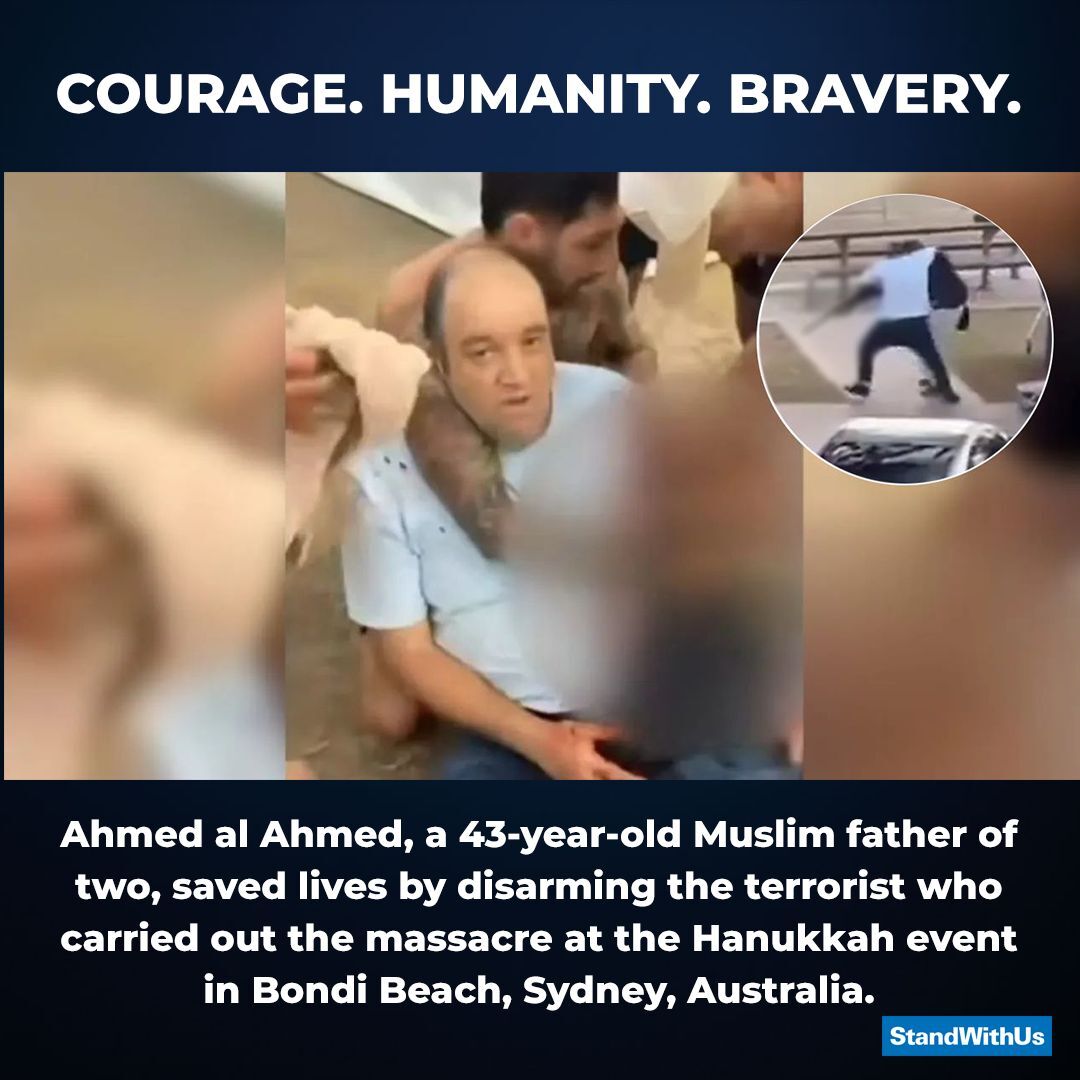 Even in the darkest moments, humanity and selflessness prevail. Thank you, Ahmed, for your extraordinary heroism.