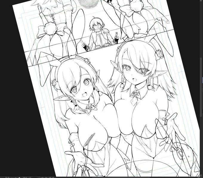 次はバニーガール満載の時間だよ 神之手SubQuest - エルフバニーガール双子から!ムーンとルナ～