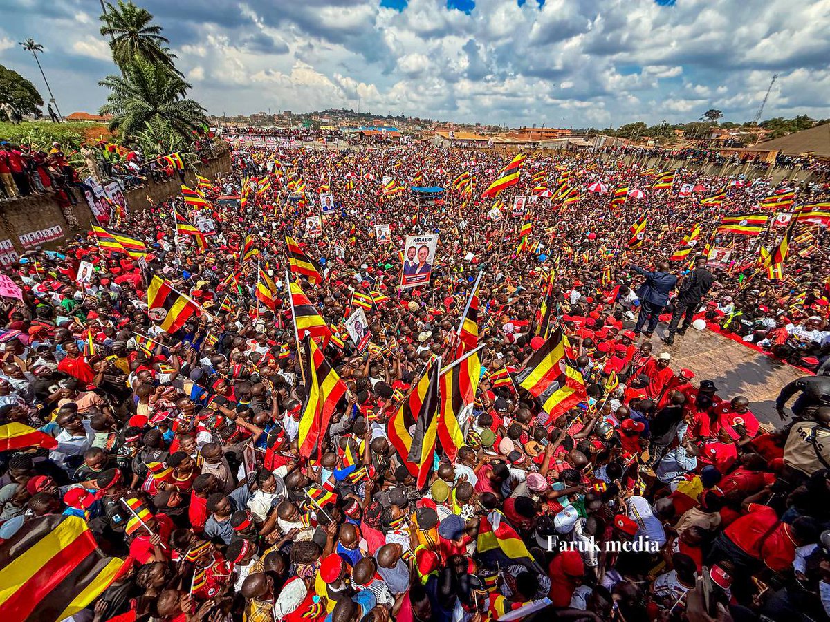 HEBobiwine's tweet image. This is our first campaign rally at Wankuluku stadium in Lubaga South. The revolution is loud. Nothing can stop a united force of oppressed people.
#ANewUgandaNow
#ProtestVote2026 
#PeoplePowerOurPower