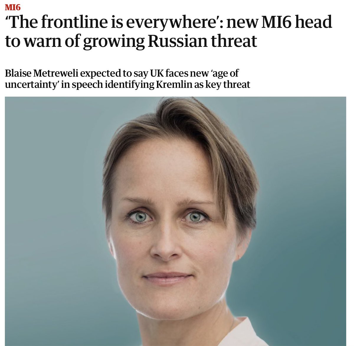 Tobias_Ellwood's tweet image. RUSSIA'S SHADOW WAR AGAINST THE UK:

The post- Cold War holiday is over.

👇When our MI6 chief &amp;amp; the head of our Armed Forces give separate speeches on the growing threat from Russia-we should listen.

As things stand the UK is woefully unprepared for what's coming over the hill.
