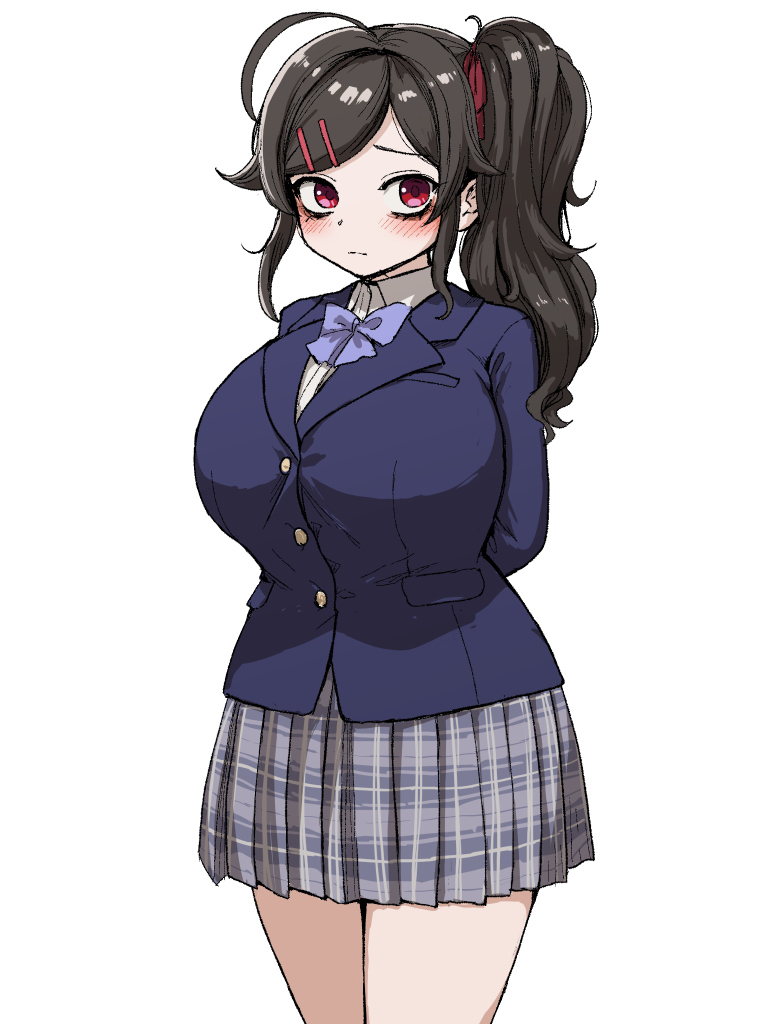 ブレザーの胸の下側どうするか迷ってるうちになんとなく描いてたもの