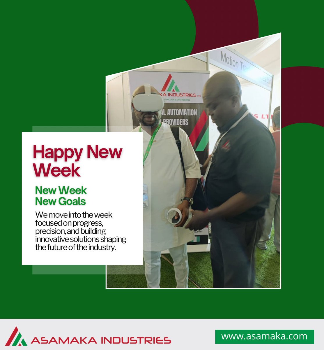 asamaka_nigeria's tweet photo. Happy New Week! Let’s make this week count with intentional actions and measurable outcomes. ⚡️🚀

#NewWeekEnergy #NewWeekFocus 
#WeekGoals #MondayMotivation https://t.co/xAqsaxF2zP