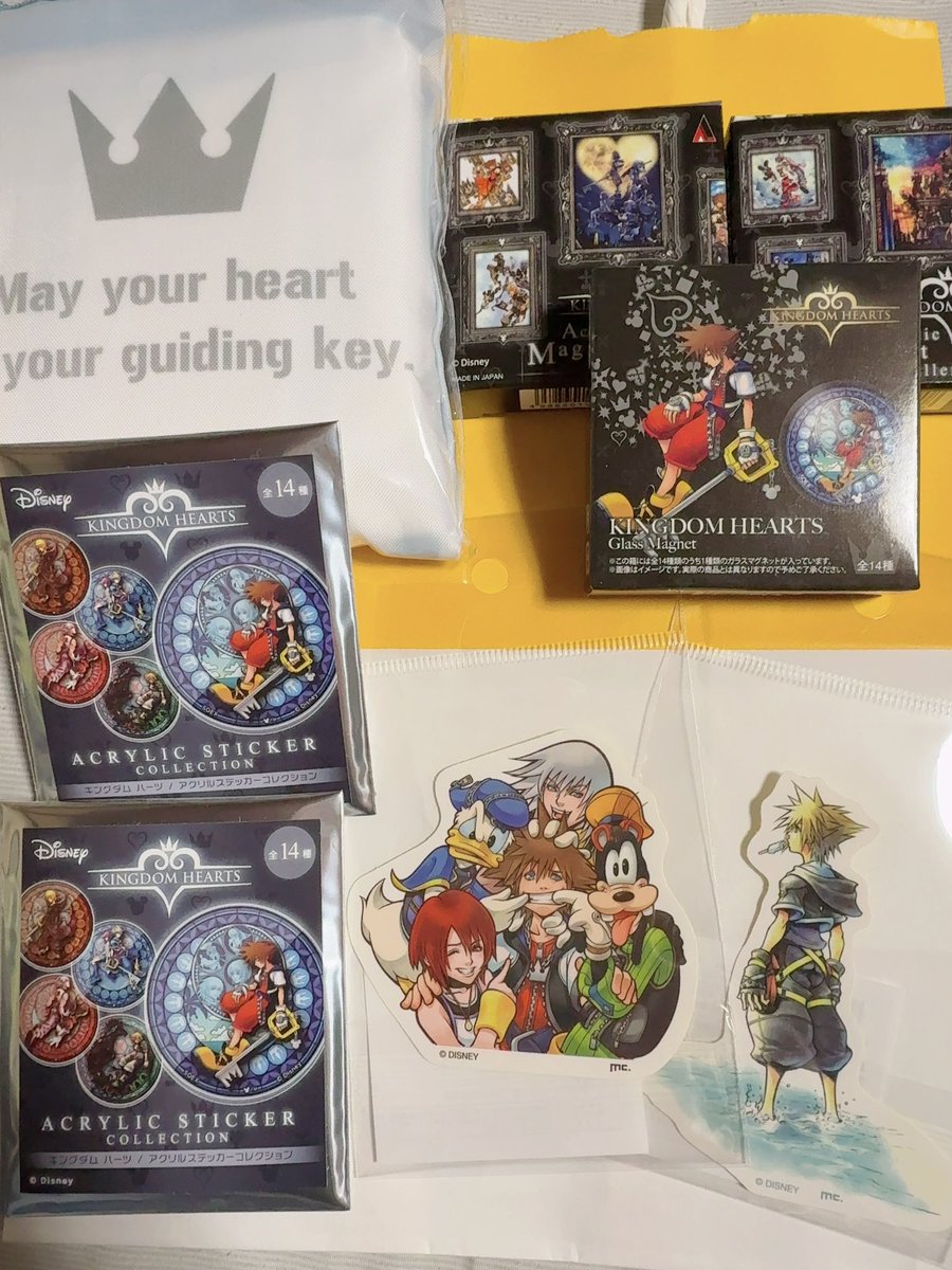 ロフトでキングダムハーツの買ってきた！ エコバッグ黒のほうが