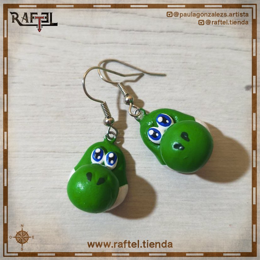 Paula_GonzalezS's tweet photo. ¡¡Pendientes de Yoshi!!
🍄🦖
#arte #art #artesania #handmade #pendientesartesanales #pendientes #earrings #bisuteria #joyeria #supermario #yoshiearrings #mariokart #yoshi #supermarioearrings #kawaii #kawaiiaesthetic #modakawaii #modafriki #friki #gamergirls #pendientesfrikis https://t.co/daSZCJXfIZ
