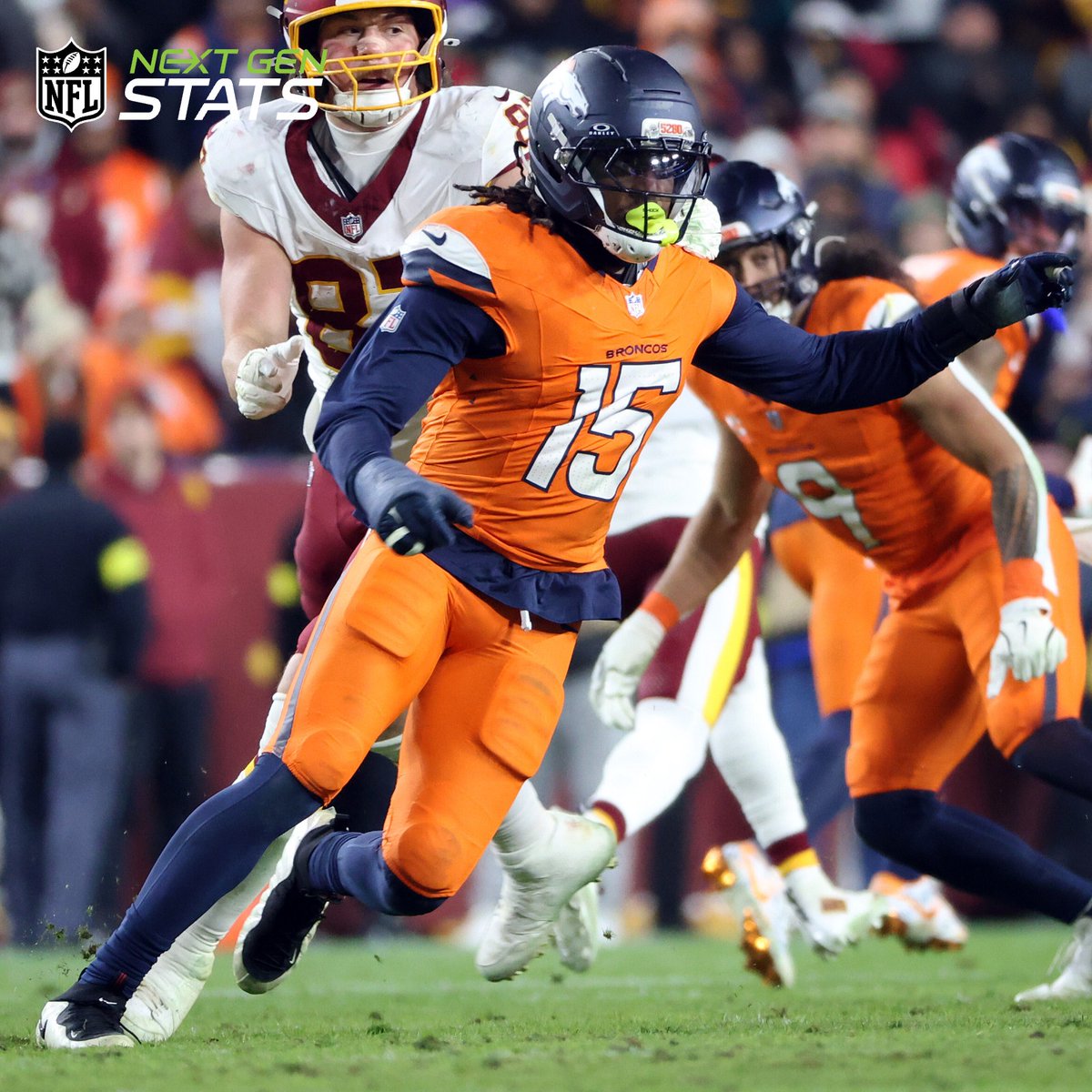 NFL_Researcher's tweet image. Highest quick pressure percentage (under 2.5 sec) in last 5 seasons (@NextGenStats)...

1. Micah Parsons – 13.4% (2023)
2. Myles Garrett – 11.6% (2023)
3. Micah Parsons – 11.0% (2021)
4. Nik Bonitto – 10.9% (2025)
5. Myles Garrett – 10.3% (2022)

Min 200 rushes | #BroncosCountry