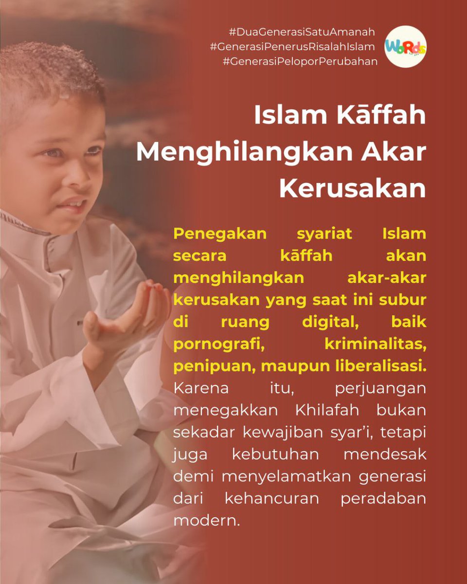 PengembanD's tweet photo. #DuaGenerasiSatuAmanah
#GenerasiPenerusRisalahIslam
#GenerasiPeloporPerubahan https://t.co/48Svm8V37J