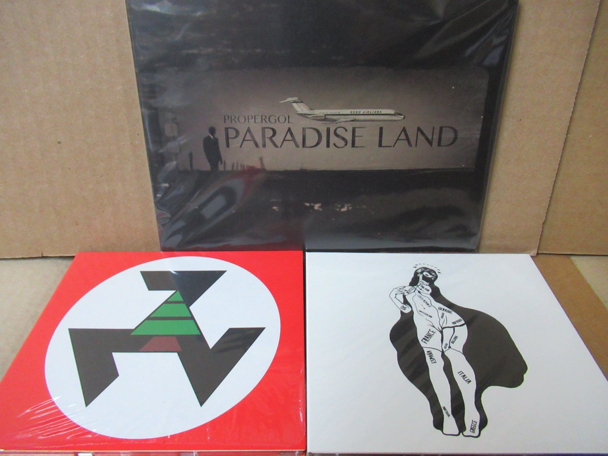 矢張り平日から荷は始まる。配給品類の特注品も入荷しました。PROPERGOL, KOUFAR, POGROM, unrest-Prod,やTESCOレーベル類。