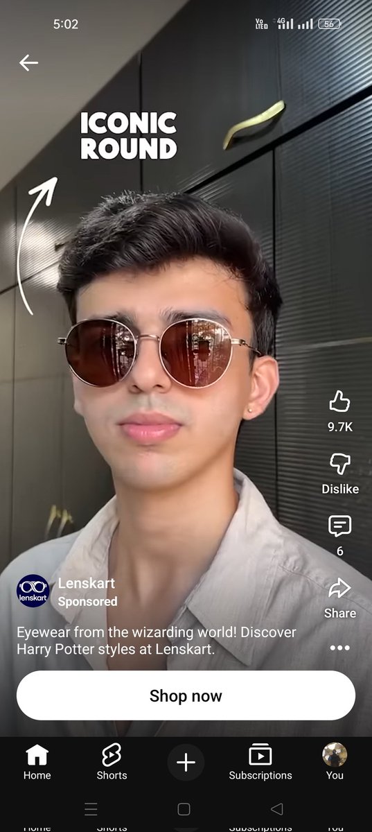 tanmoy4100's tweet photo. Hey @Lenskart_com  why can't I find these round shaped sunglasses from your Harry Potter collection.
It's not there in your website.
There ar different designs of sunglasses but not this one. https://t.co/9Fv8W40cgq