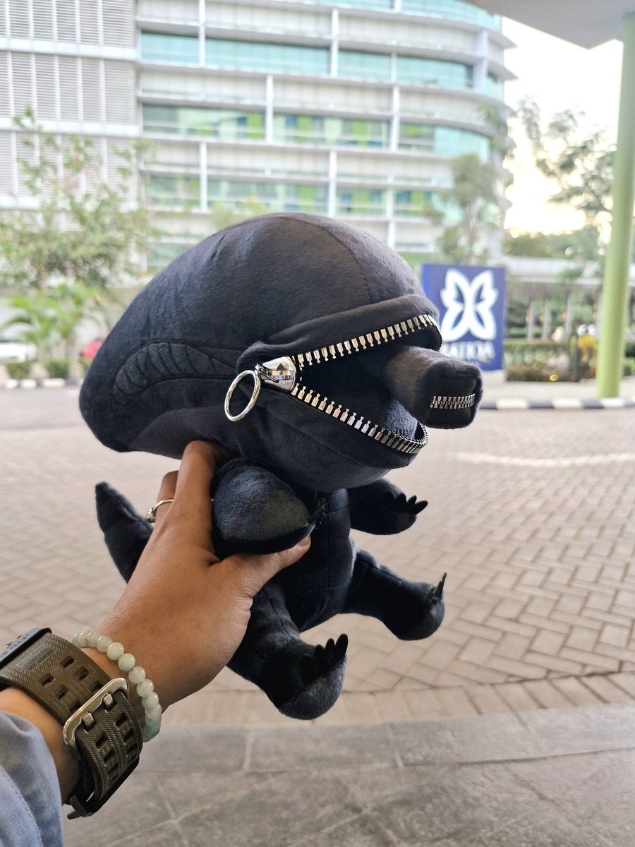 Contoh kerandoman menggunakan adult money: jajan boneka xenomorph (?).