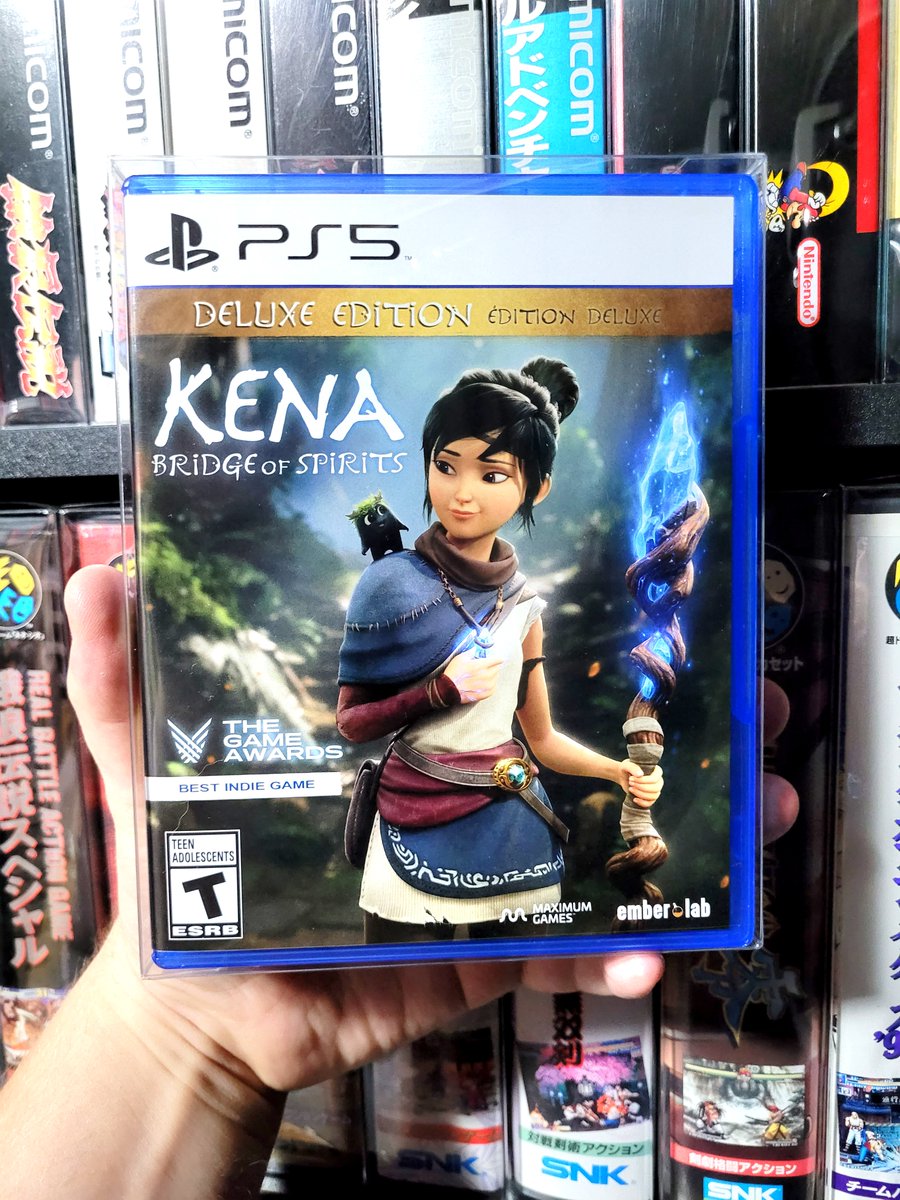 dark_RY0's tweet photo. Uma capa de jogo por dia 450.
Kena: Bridge of Spirits - Deluxe Edition, Playstation 5, 2021.
Ember Lab.
#Kena
#EmberLab
#Playstation5 https://t.co/f640pUFJWk