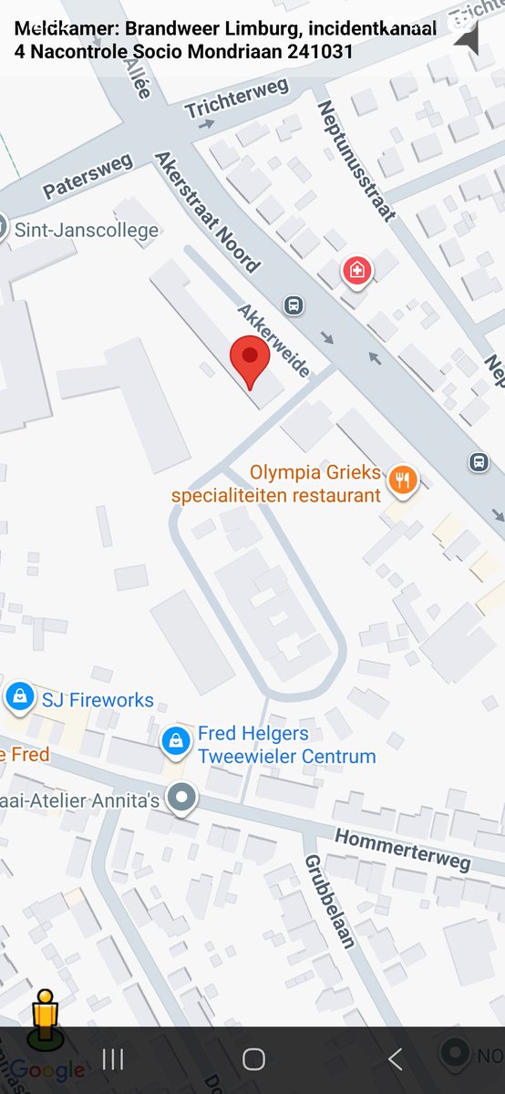 Inzet Brandweer bij Socio Akkerweide Mondriaan