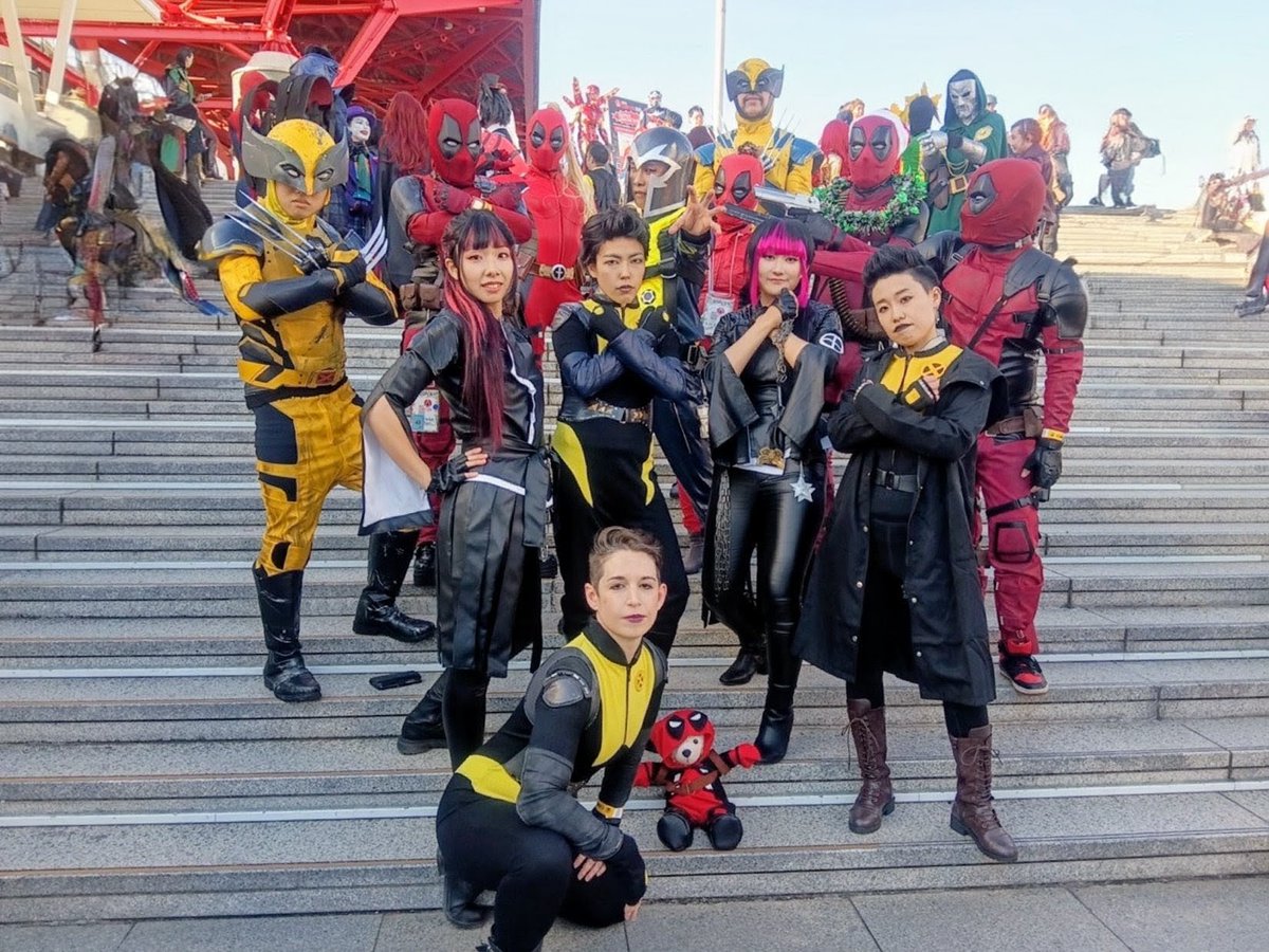 東京コミコン2025コスプレ ネガユキ撮ってたら自分も入りたくなって