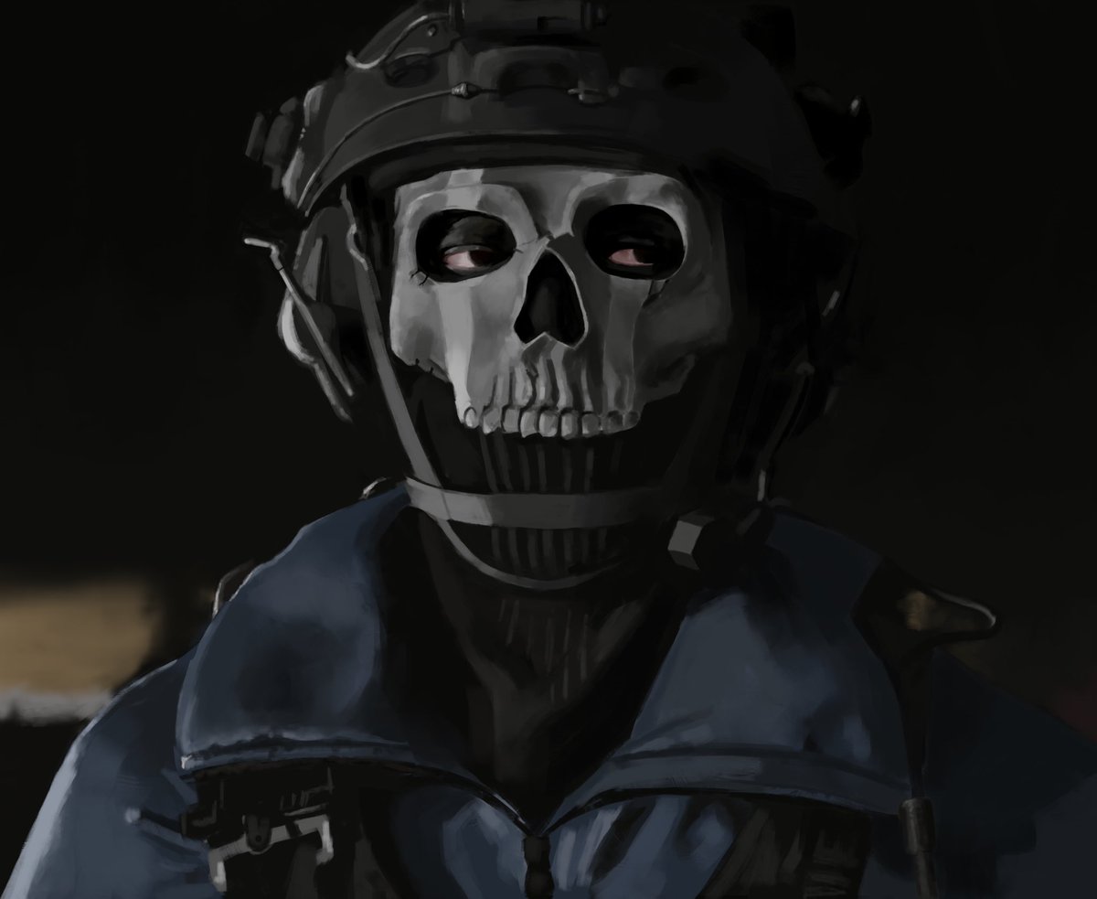 11gns's tweet photo. ghost study 👻

#cod #codghost #SimonGhostRiley https://t.co/ADiYaviago
