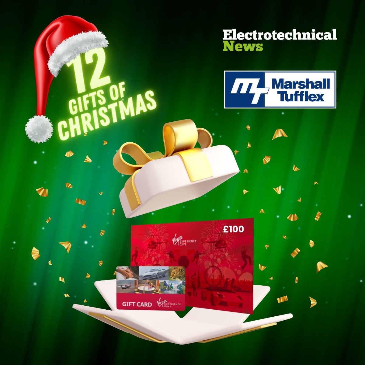MTufflex's tweet image. Today is the last day you can enter the Electrotechnical News 12 Gifts of Christmas.

They are giving away 12 gifts to 12 winners including a £100 Virgin Experience Day from MT! 👀

Entry is FREE! electrotechnicalnews.ubpages.com/christmas-2025/

#Electrical #ElectricalContractor #Electricians