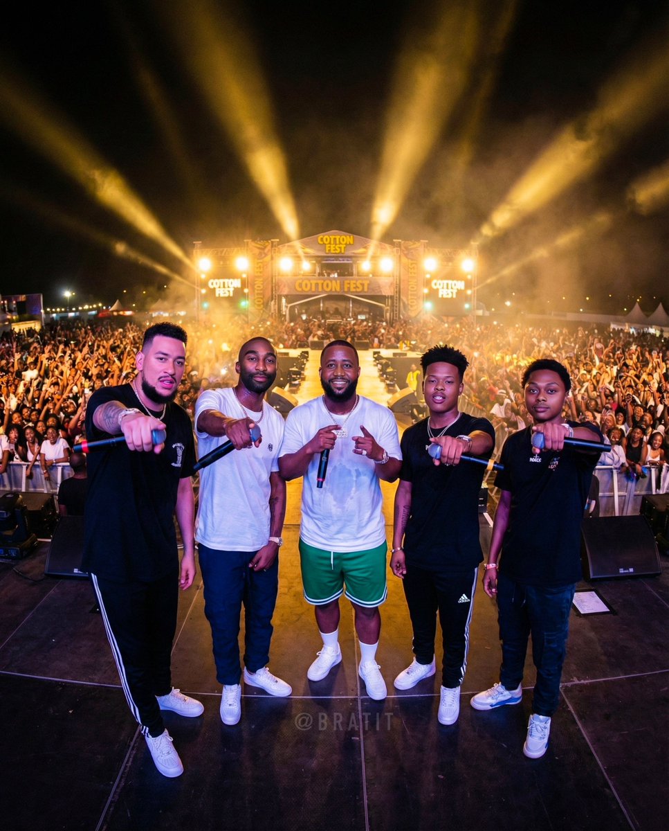 unclescrooch's tweet photo. The performance we never received🕊️ AKA, Riky Rick, Cassper Nyovest, Nasty C, A-Reece 🐐💯 #CottonFest https://t.co/KT2RR7Lon0
