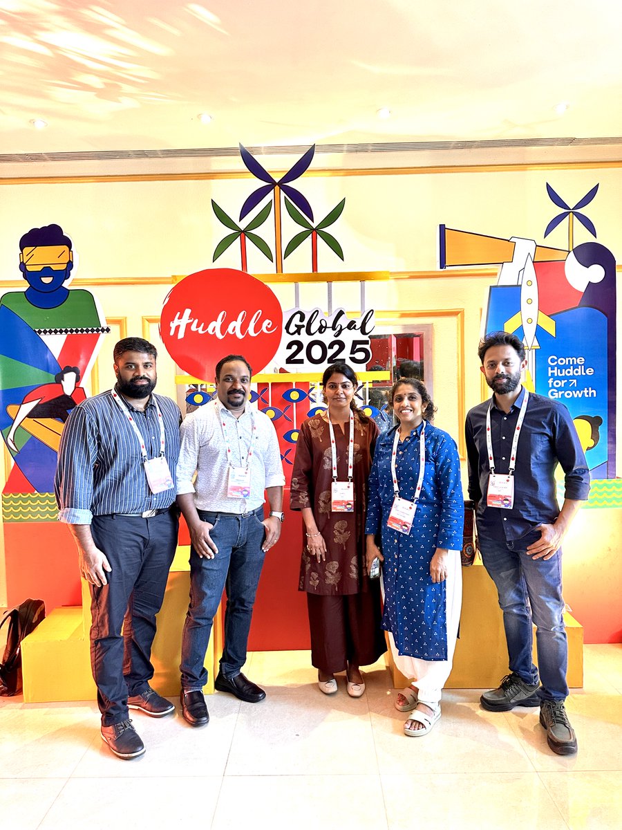 QBurst's tweet image. We had a great time at Huddle Global 2025. We had the opportunity to engage in focused discussions on ecosystem partnerships, Demand Generation, and Global Capability Center (GCC) opportunities during the “Close the Deal” segment. Looking forward to future editions.