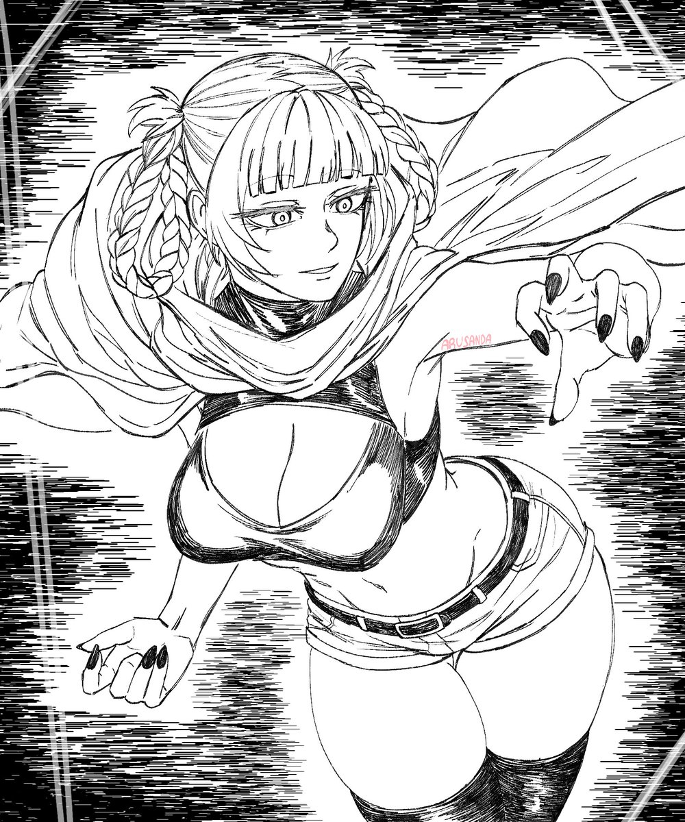 Arusanda_'s tweet photo. Got some time to come back to this account, felt like doing something else... so I ended up drawing Nazuna Nanakusa
Sorta of a failed attempt... I don't know what's going on with me, can't get faces right these months. https://t.co/v0hmB6WAwC