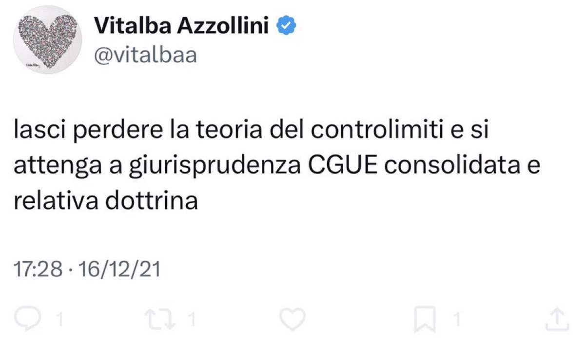 <a href="/claudioborghi/"></a> <a href="/vitalbaa/">Vitalba Azzollini</a> Appoggio qui ad abundantiam