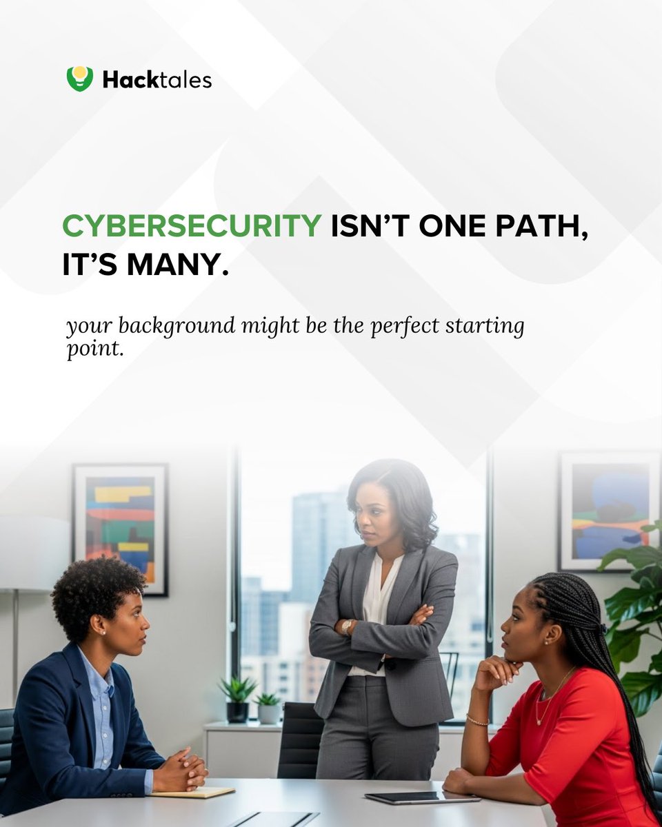 Hacktales_'s tweet photo. STOP trying to fit a mold. Find your role, build your skills, and start your journey today.

#CybersecurityCareers #TechPathways #LearnCybersecurity https://t.co/jsKlGzvlQl