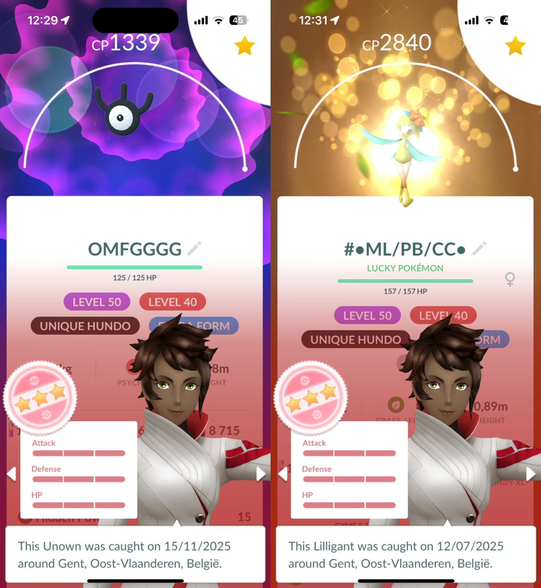 Jeroen026PoGo's tweet image. I’m so happy to finally have the perfect Unown W 🥹❤️
The other missing letters will take a while to get. I also didn’t expect to get another shundo before the end of the year! 🤯

Both are now maxed to level 50! 🥳🥳🥳

#MaxOutMonday