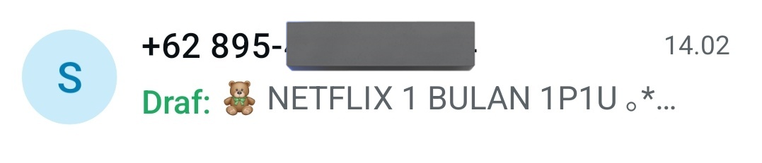 saking sat setnya guee, udh di draft tinggal send. sampe skrng ga di payment:'((((