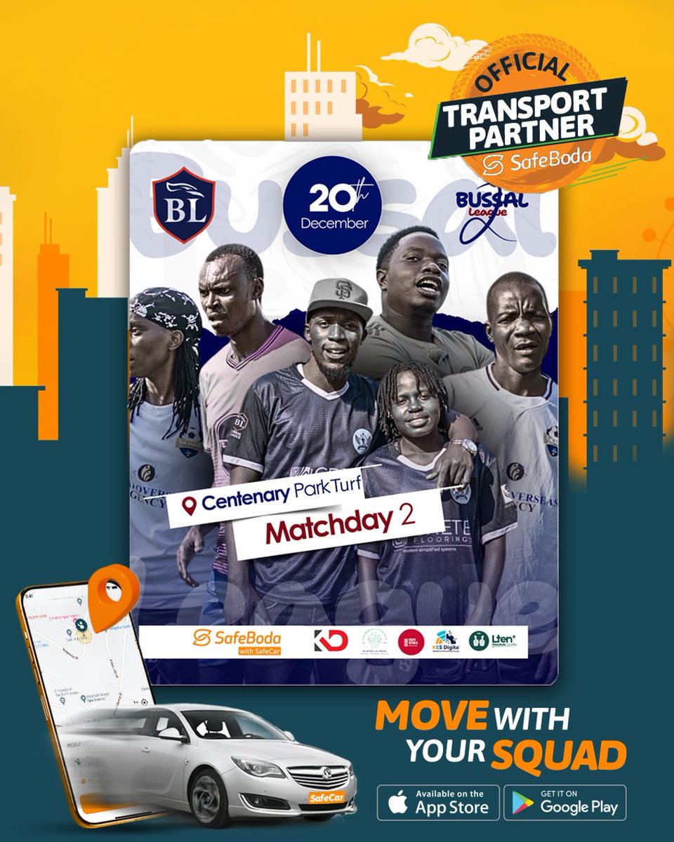 BussalLeague's tweet photo. Move with your Gang 👨‍👩‍👧‍👦, don't leave anyone behind. Oder a safe car 🚗 , and travel conveniently to Centenary Park 🏟 on Saturday.

MatchDay 2 Awaits. 

#SafeCar #BussalLeague #FfeBuddo #TheStruggleContinues https://t.co/oBfQYmmWKD