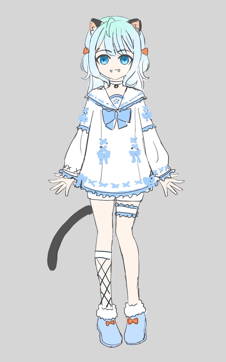 #估下綽貓着喵衫 
量產/天使風～