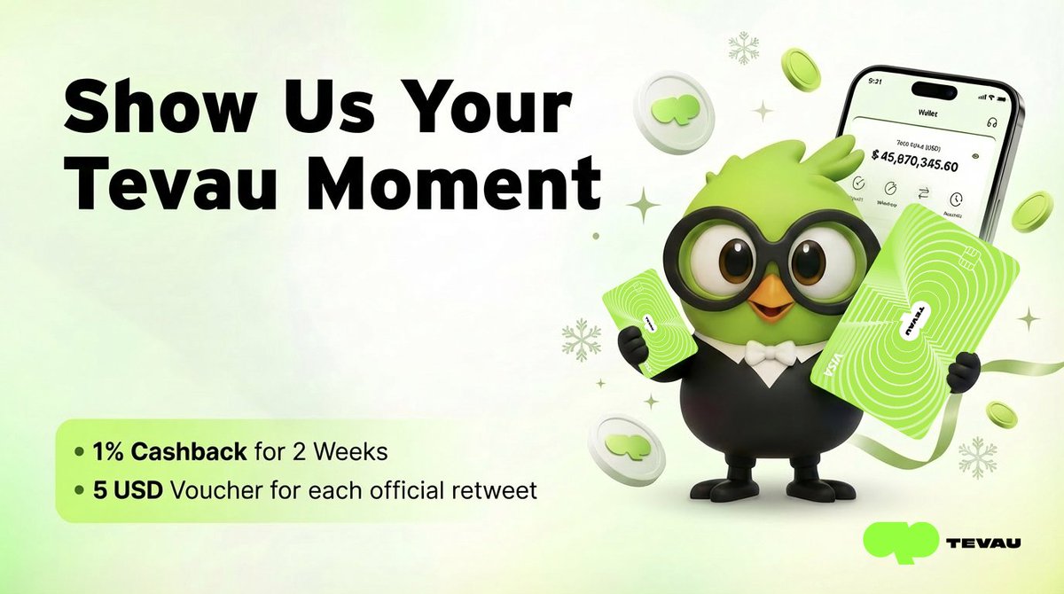 Pre-Xmas Giveaway is here! 🎄

Show Us Your Tevau Moment to win cashback!  

How to enter:
1⃣️Post a screenshot or photo of your Tevau card purchase  (both physical and virtual cards are accepted)
2⃣️Add #UseTevau tag
3⃣️ <a href="/Tevau_Official/">Tevau</a> to let us know

🏆Rewards:
10 winners