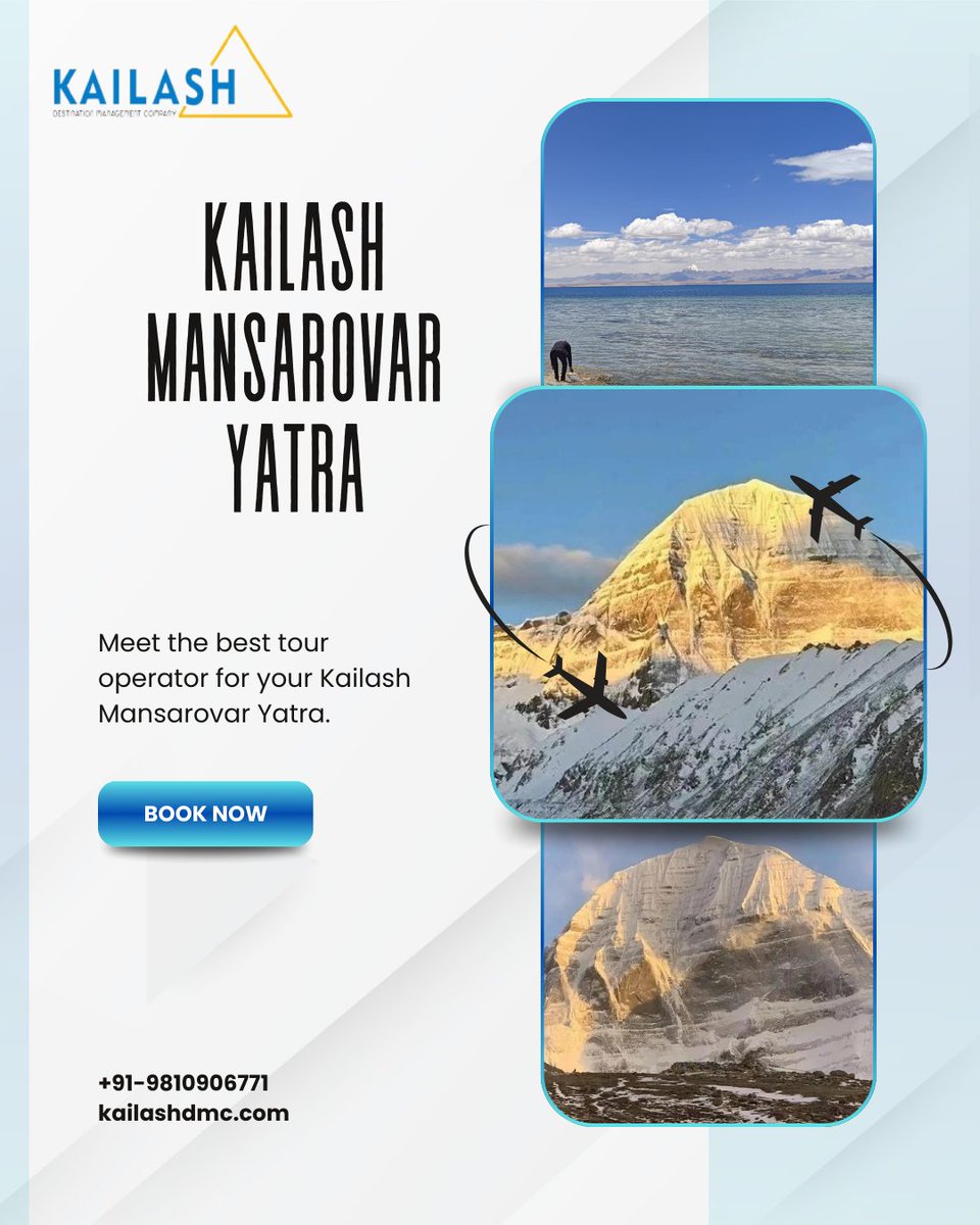 KailashDMC's tweet photo. 🕉️ KAILASH MANSAROVAR YATRA 2026 🕉️
The Ultimate Spiritual Journey

✨ Mount Kailash | Mansarovar Lake
🙏 Walk the path of faith &amp; divine energy
💰 Package Price: INR 2,30,000/-

📅 Limited Seats Available

📞 Call / WhatsApp:

+91 9810906771 https://t.co/7wbdjs9cbW
